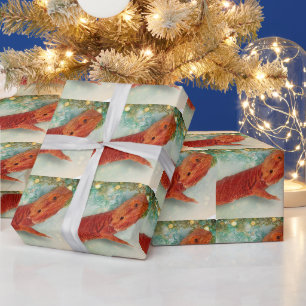 Teak the Bearded Dragon Wrapping Paper Roll