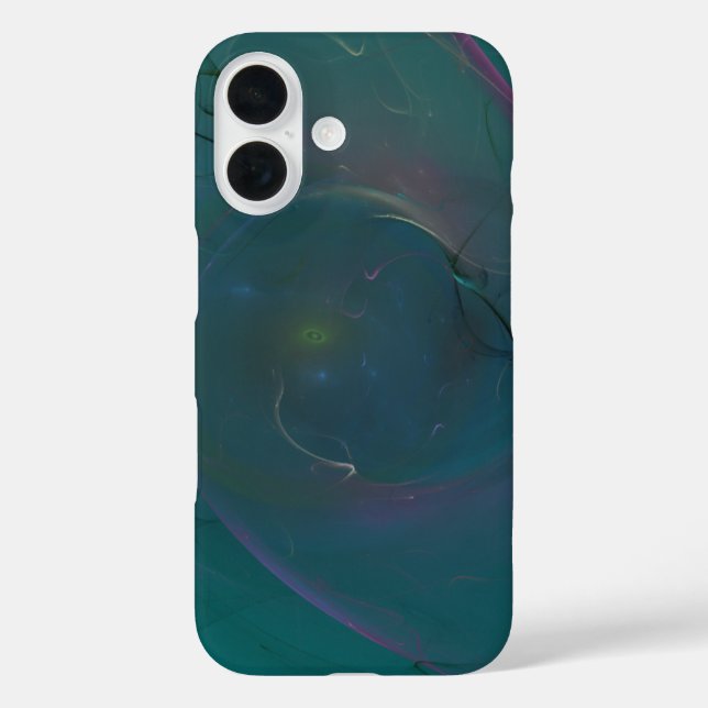 Teal abstract   Case-Mate iPhone case (Back)