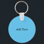 Teal Add Text Custom Template Key Ring<br><div class="desc">Teal Add Text Custom Template keychain</div>