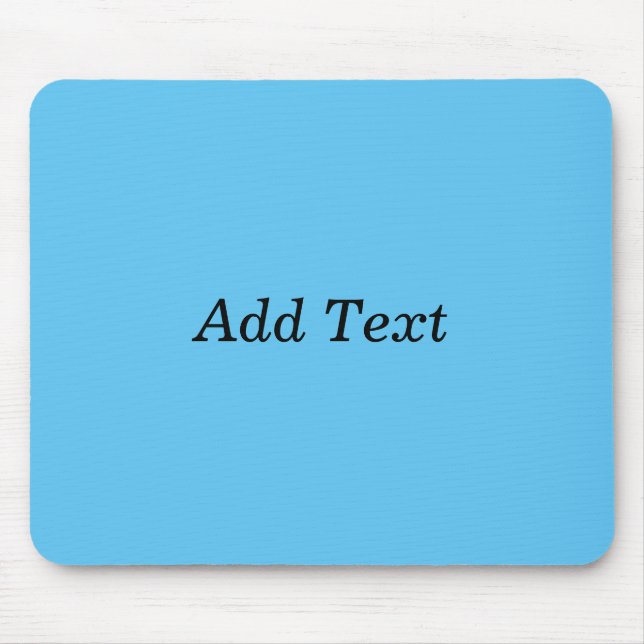 Teal Add Text Custom Template Mouse Pad (Front)