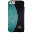 Teal and Black Personalised iPhone 6 Plus Case
