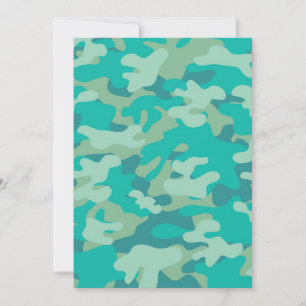 Teal and Blue Camo