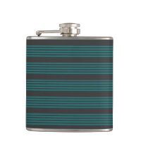 Teal and charcoal five stripe pattern