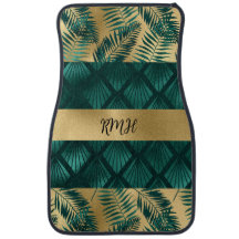 Teal and Gold Initial
