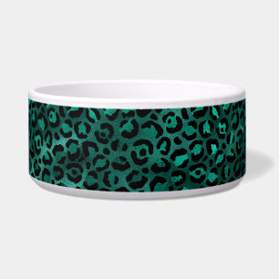 Teal and Gold Leopard Series Design 5