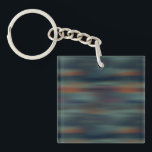 teal and red streaks abstract key ring<br><div class="desc">teal and red streaks abstract</div>