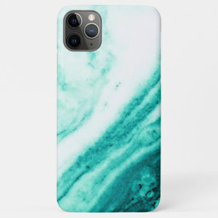 Teal and White Marble Case-Mate iPhone Case