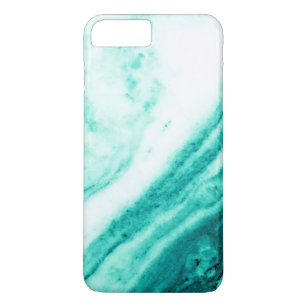 Teal and White Marble Case-Mate iPhone Case