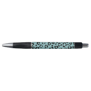 Teal Animal Print