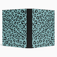 Teal Animal Print