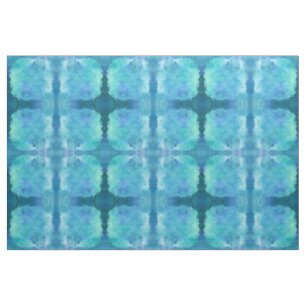 Teal Aqua Blue Teal Watercolor Texture Pattern Fabric