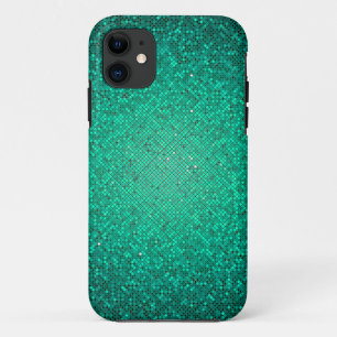 Teal Aqua Glitter Sequin iPhone 5 Mate Tough™ Case