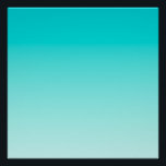 Teal aqua gradient poster<br><div class="desc">Light aqua blue and teal gradient background.</div>