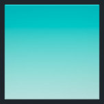 Teal aqua gradient poster<br><div class="desc">Light aqua blue and teal gradient background.</div>