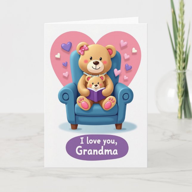 Teal Armchair Mother Card (Front)
