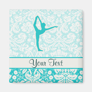 Teal Ballet Magnet