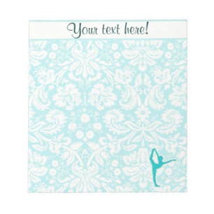 Teal Ballet Notepad