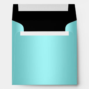 Teal Blue Black Linen Envelopes