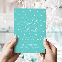 Teal Blue Chic Bridal Shower
