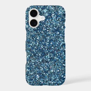 Teal Blue Glitter Sparkle iPhone 7 Plus Case