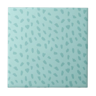 Teal Blue Pattern Tile