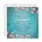 Teal Blue Pink Japanese Cherry Blossoms Wedding