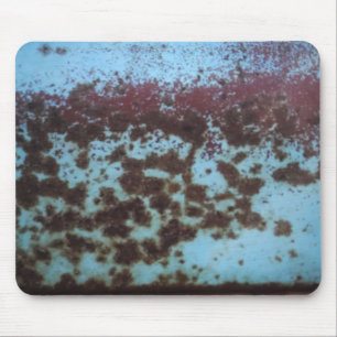 Teal Blue & Purple Rusted background Mouse Pad