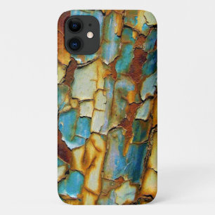 Teal Blue Rusty Chipping Paint case