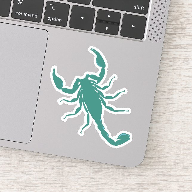 Teal Blue Scorpion (Detail)
