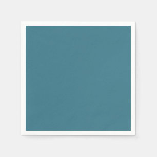 Teal Blue Solid Colour Napkin