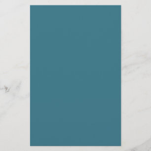 Teal Blue Solid Colour Stationery