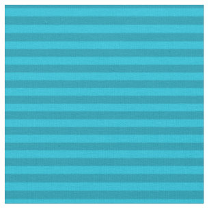 Teal & Blue Stripes Fabric