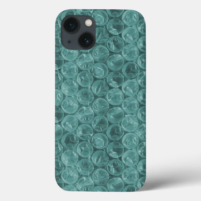 Teal bubble wrap pattern Case-Mate iPhone case (Back)