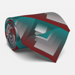 Teal burgundy gray pages tie