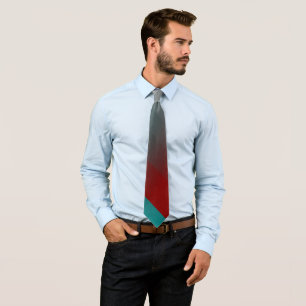 teal burgundy grey stripes tie
