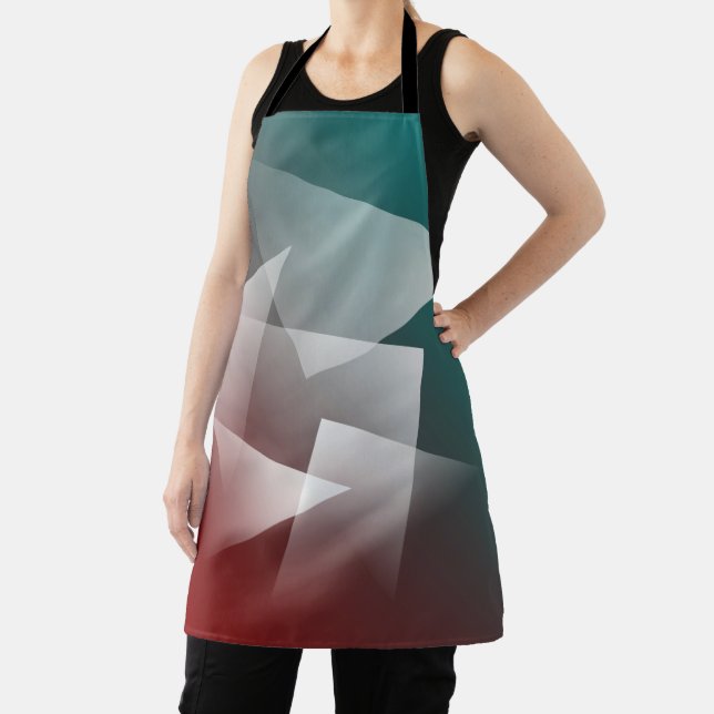 teal burgundy white apron (Insitu)