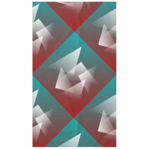 teal burgundy white tablecloth