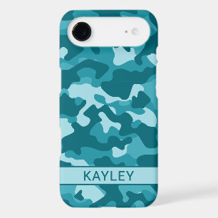 Teal Camouflage Personalised
