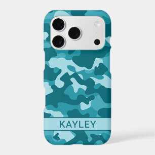 Teal Camouflage Personalised