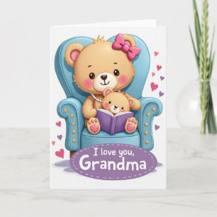 Teal Chair Mothers Day Card