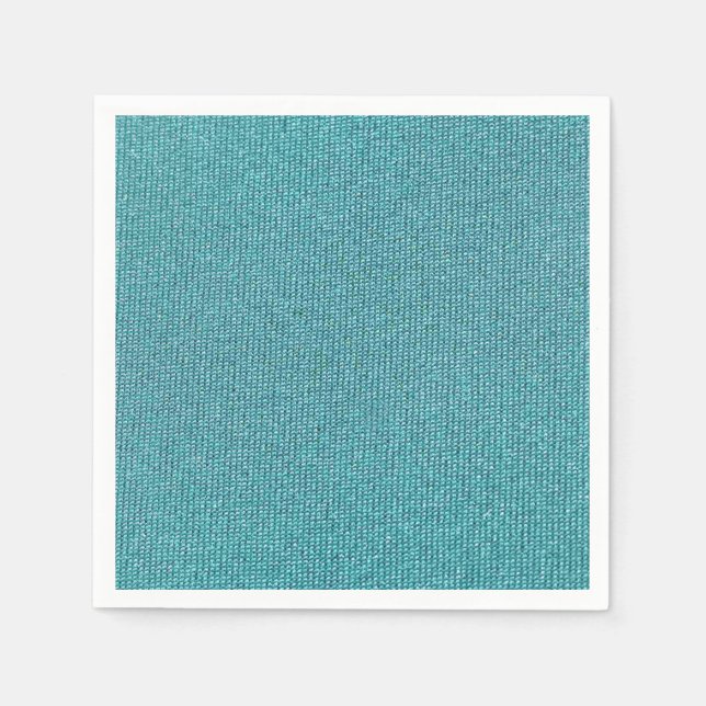 Teal Chenille Napkin (Front)