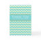 Teal Chevron Employee Anniversary Card