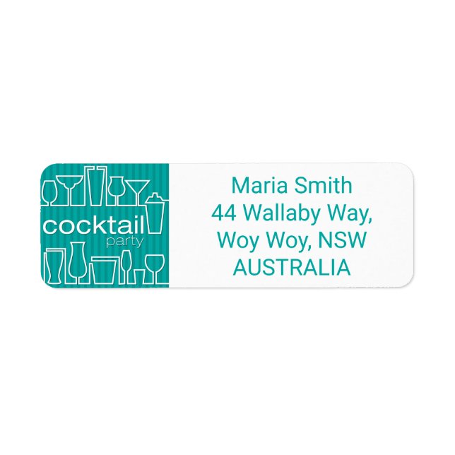 Teal cocktail party (Front)