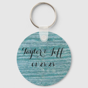 Teal Colour Keychain to Personalise