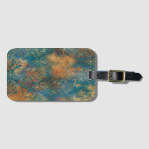 Teal Cooper Patina  Luggage Tag