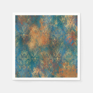 Teal Cooper Patina    Napkin