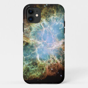 Teal Crab Nebula iPhone 11 Case