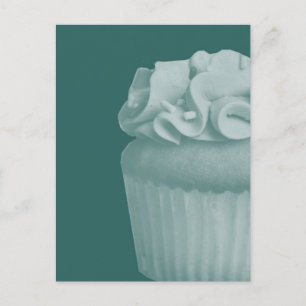 Teal Cupcake Post Card