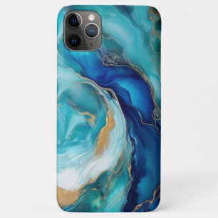 Teal Depths: Abstract Ocean in Blue and Green Case-Mate iPhone Case