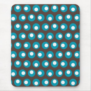 Teal Dots Mouse Pad